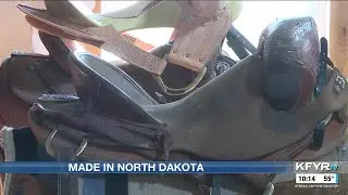 Belfield man builds saddles for cowboys competing in NFR