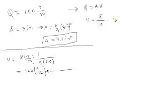Flow Rate from Gallons Per Minute to Velocity in Feet Per Second Conversion