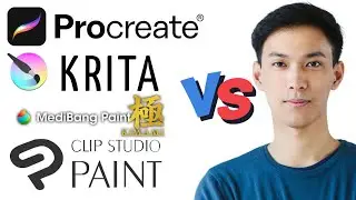 Best Digital Art Tools - Clip Studio Paint vs Procreate vs Krita vs MediBang Paint