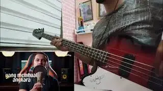 Bass Cover Lagu Kluang Man- rock cover by Jake Hays