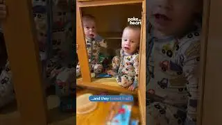 Kitchen chaos, toddler style! #doubletrouble