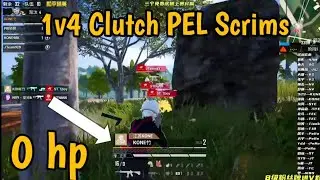 Best 1v4 Clutch in PEL Scrims 🔥