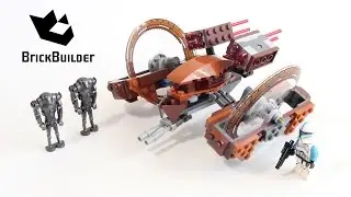 Lego Star Wars 75085 Hailfire Droid - Lego Speed Build