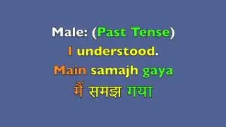 Learn Hindi Day 2 - I understood