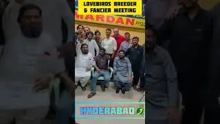 lovebirds breeder and fancier unity meeting Hyderabad🤝#2022 #viral #hyderabad #sindh #pakistan #ns