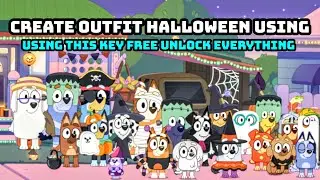 Bluey Let's Play Create Outfit Halloween Using This Key Free Unlock Everything Bluey Lets Play