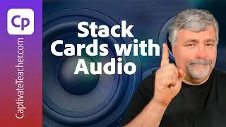 How to Add Audio to Stack Cards in Adobe Captivate 13
