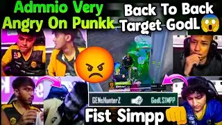 Admino Very Angry😠 Genesis Target GodLike Back To Back😱 Fist Simpp🤜 Everyone Shocked By Spraygod 1v4