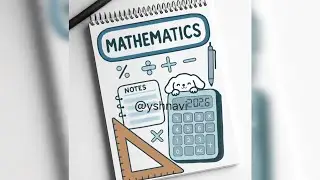 Math Front Page Design: Notebook Cover Page Idea for Projects & Journals!📐📔#shorts #maths #frontpage
