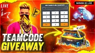 🔴 Free Fire Giveaway 😍 [ Redeem Code ] [ Diamond💎 ] Only Subscriber 🫶 #manishislive #short