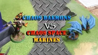 Chaos Daemons vs Chaos Space Marines Battle report - 9th Edition- 2000 points