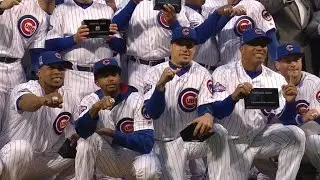 LAD@CHC: Cubs receive their rings in pregame ceremony