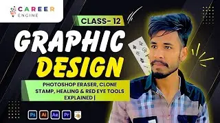 Photoshop Eraser, Clone Stamp, Healing & Red Eye Tools Explained | Punjabi Tutorial