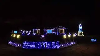 Christmas Light Show 2025 | Logans Talking Trees & North Qld Cowboys Victory Song 🎄