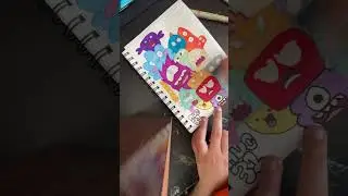 Doodling a monster mountain! | KVnvas