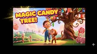 Magic Candy Tree Adventure 🍭 | Cute Baby & Funny Monkey Cartoon for Kids #shorts