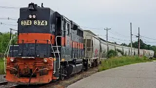Pan Am/Guilford Rail Systems Na-1 GP40 374 Concord NH [7/30/2018]