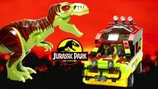 LEGO Jurassic Park Jungle Explorer with T-Rex Cuusoo Project by BrickQueen