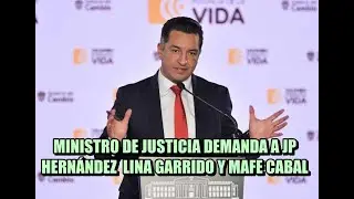 MINISTRO DE JUSTICIA DEMANDA A JP HERN&Aacute;NDEZ  LINA GARRIDO Y MAFE CABAL