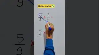 Quick maths trick ✅!#maths #mathstricks #viralshorts  #shorts