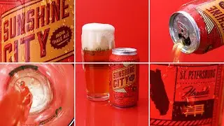 Vertical Beer Commercial  // Sunshine City by Green Bench Brewing #shorts