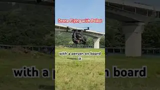 Man Soars Above in Personal Flying Vehicle!  #flyingcar #manneddrone #drone #droneflying #automobile