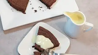 Recette  Gâteau moelleux au chocolat accompagné de Créme anglaise 🥰