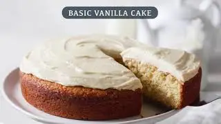 Basic Vanilla Cake (8 inch single layer)