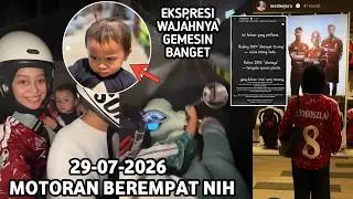 MOTORAN BEREMPAT EKPRESI WAJAH LESHIA GEMESIN ! RIZKY BILLAR POSTING INI DI STORYNYA !?