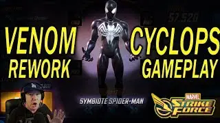 Symbiote Spider Man - Venom Rework - Cyclops Kit - MARVEL Strike Force - MSF