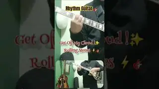Get Off My Cloud - Rolling Stones Cover (RHYTHM GUITAR) 🎸⚡🎸 #therollingstonescover,#therollingstones