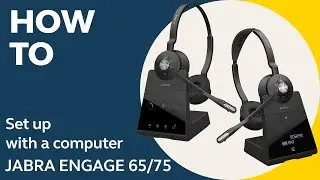 Jabra Engage 65/75: How to set up with a computer | Jabra Support