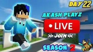 MCFleet NEW SEASON 2 DAY 22🔥| Minecraft LIVE with Friends &ndash; Epic Survival Adventure Begins! #mcfleet