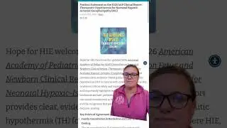 AAP Clinical Report on Therapeutic Hypothermia and Neonatal HIE 