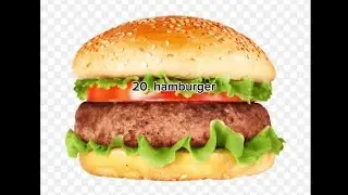 Top 20 Hamburger cheeseburger Big Mac Whopper Hamburger cheeseburger Big Mac Whoppers 