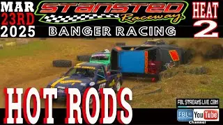 Hot Rods Heat 2 &ndash; Stansted Raceway Banger Racing 23rd March 2025   Free to watch