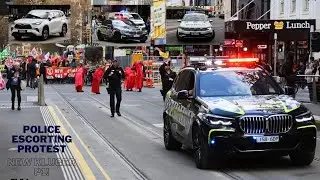 *CIU Response - First Catch* - Vicpol // Police Escorting Climate Change Protest - Melbourne CBD