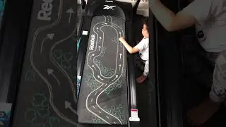 Kid Has Fun Playing On a Creative Treadmill During Quarantine || ViralHog