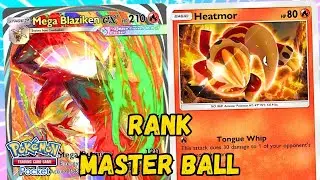 MEGA BLAZIKEN EX e HEATMOR PER RANKARE! POKEMON POCKET