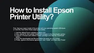 epson connect printer setup utility