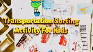 Transportation Sorting Activity for Kids