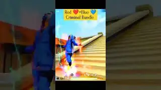 Red Criminal Bundle | Double Bundle &hearts;️+💙 Bundle #ff #freefire #ffshorts #freefireindia #gaming