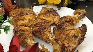 Tandoori Chicken Recipe |Without Oven Easy|How To Make Chicken Tandoori Recipe| Wajeeha Ka Kitchen 