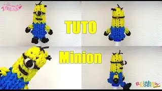 [ tuto ] Minion ( Moi moche et méchant ) en élastiques Rainbow Loom