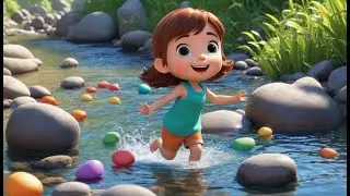 Five Sleepy Pebbles Rolling One by One | Kids Songs & Nursery Rhymes