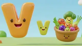 A to Z Vegetables🥕🥦 | Alphabet Vegetables Song | Learn Veggies for #kids #baby #cartoon #kidsvideo 
