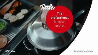 Original-Profi Collection&reg; Stainless Steel Wok w/ Lid - the professional for Asian cuisine