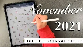 November 2021 Digital Bullet Journal Setup | Plan with Me!