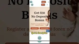 30$ Free No Deposit Bonus Forex #nodepositbonus #forexbonus