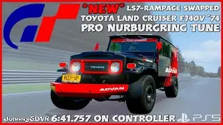 *NEW* GT7 - SWAPPED Toyota Land Cruiser FJ40V '74 Pro Tune | Nurburgring LS7-Rampage Gran Turismo 7